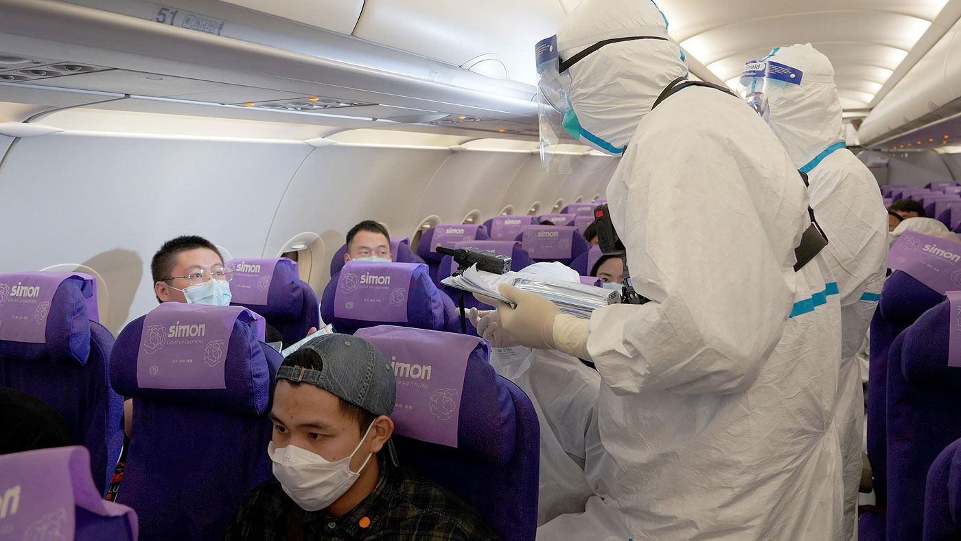 Masks, visors and other PPE are thought to reduce the spread of Covid-19 on planes