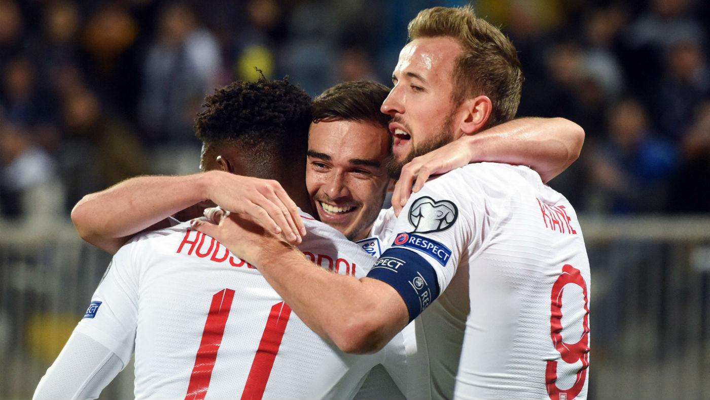 Harry Winks scored his first goal for England in the 4-0 win in Kosovo