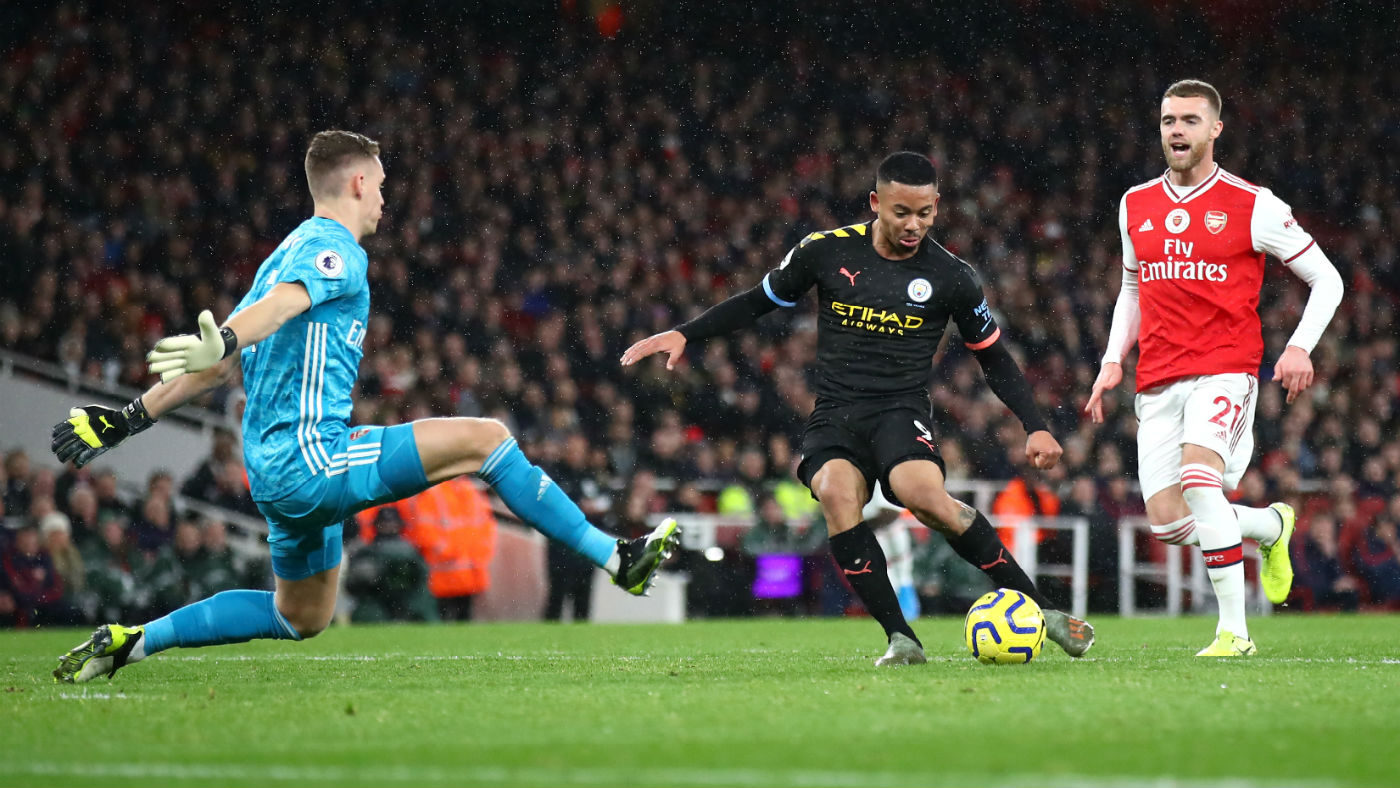 Manchester City beat Arsenal 3-0 in December’s Premier League match at the Emirates Stadium 