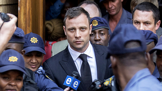 Oscar Pistorius on day of verdict