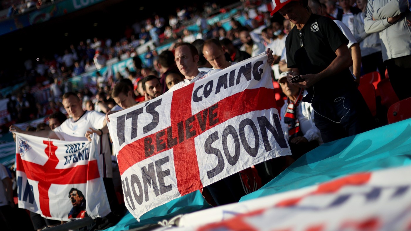 Is football coming home? This England fan believes it will soon... 