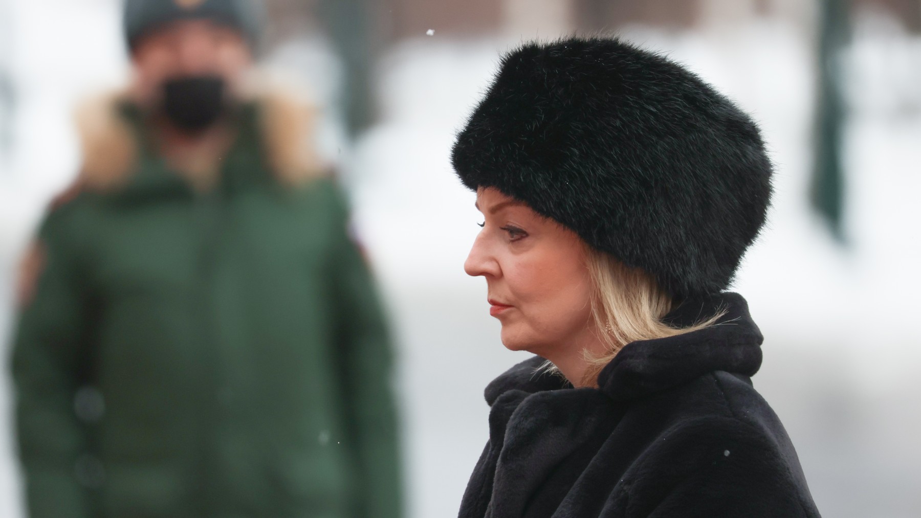 Foreign Secretary Liz Truss in Moscow