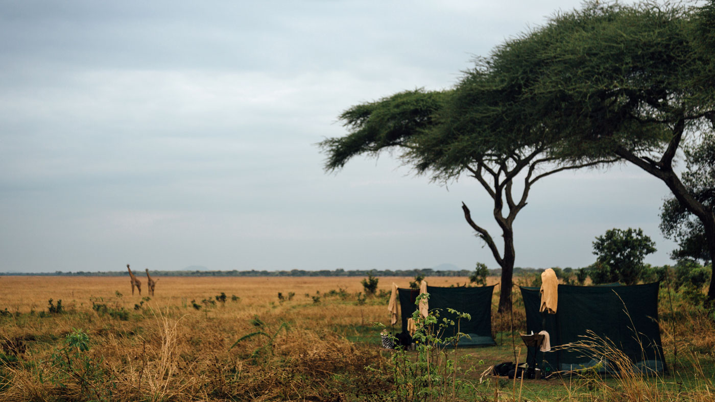 Fly camp in Katavi National Park, Tanzania