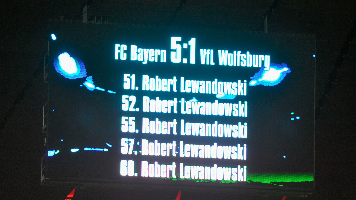 Lewandowski 5 goals