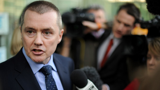 Chief Executive of British Airways, Willie Walsh, addresses the media as he leaves Acas following talks with the Unite Union in London, on May 17, 2010. Britain&#039;s conciliation service Acas sa