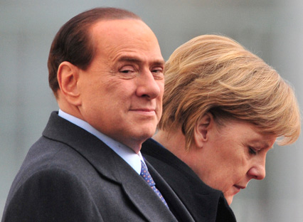 Silvio Berlusconi Angela Merkel