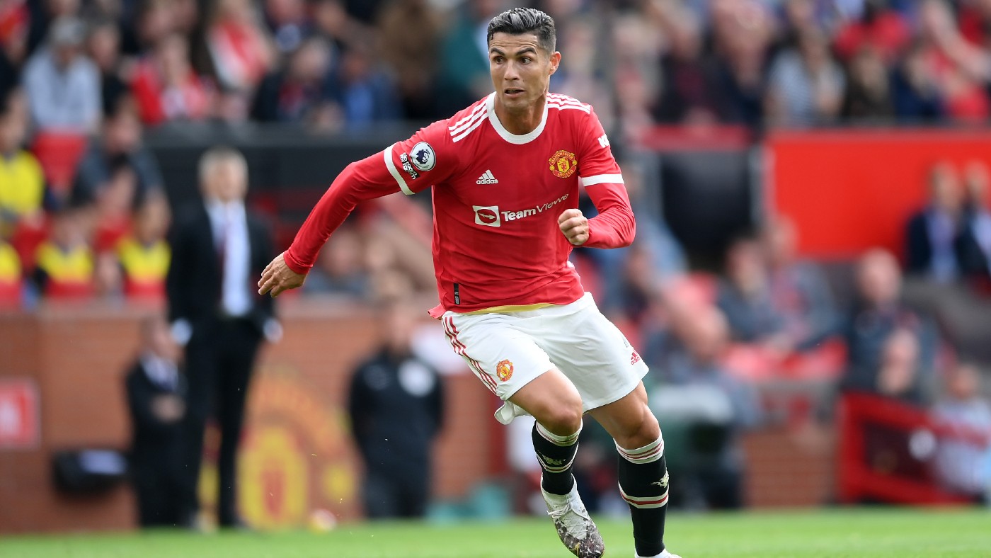Cristiano Ronaldo in action for Manchester United  