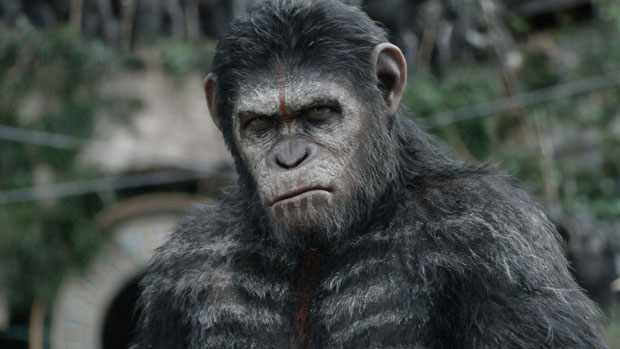 Andy Serkis as Caesar in Dawn of the  Planet of the Apes