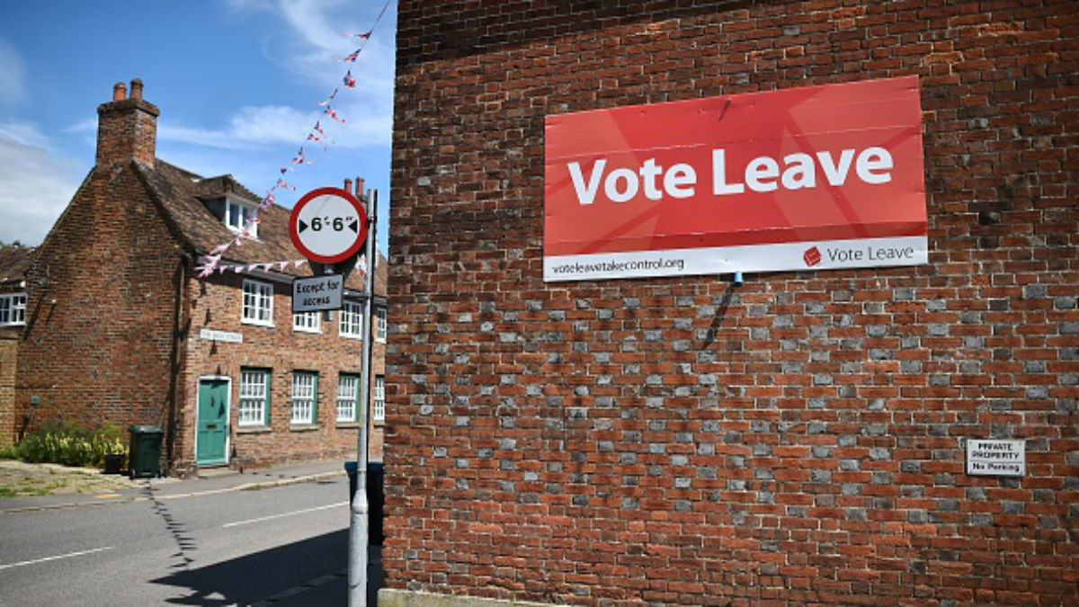 Vote Leave sign