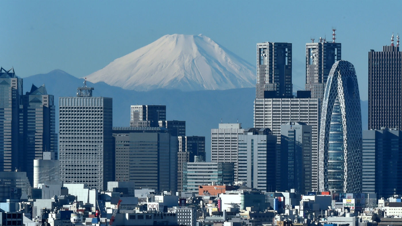 Tokyo&#039;s financial sector in the shadow of Mount Fuji