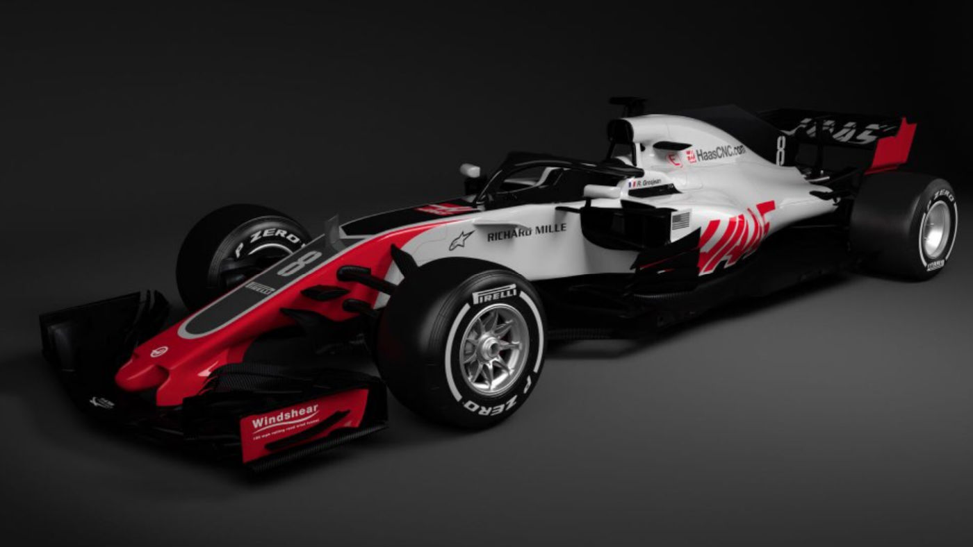 Haas F1 Team 2018 car VF-18