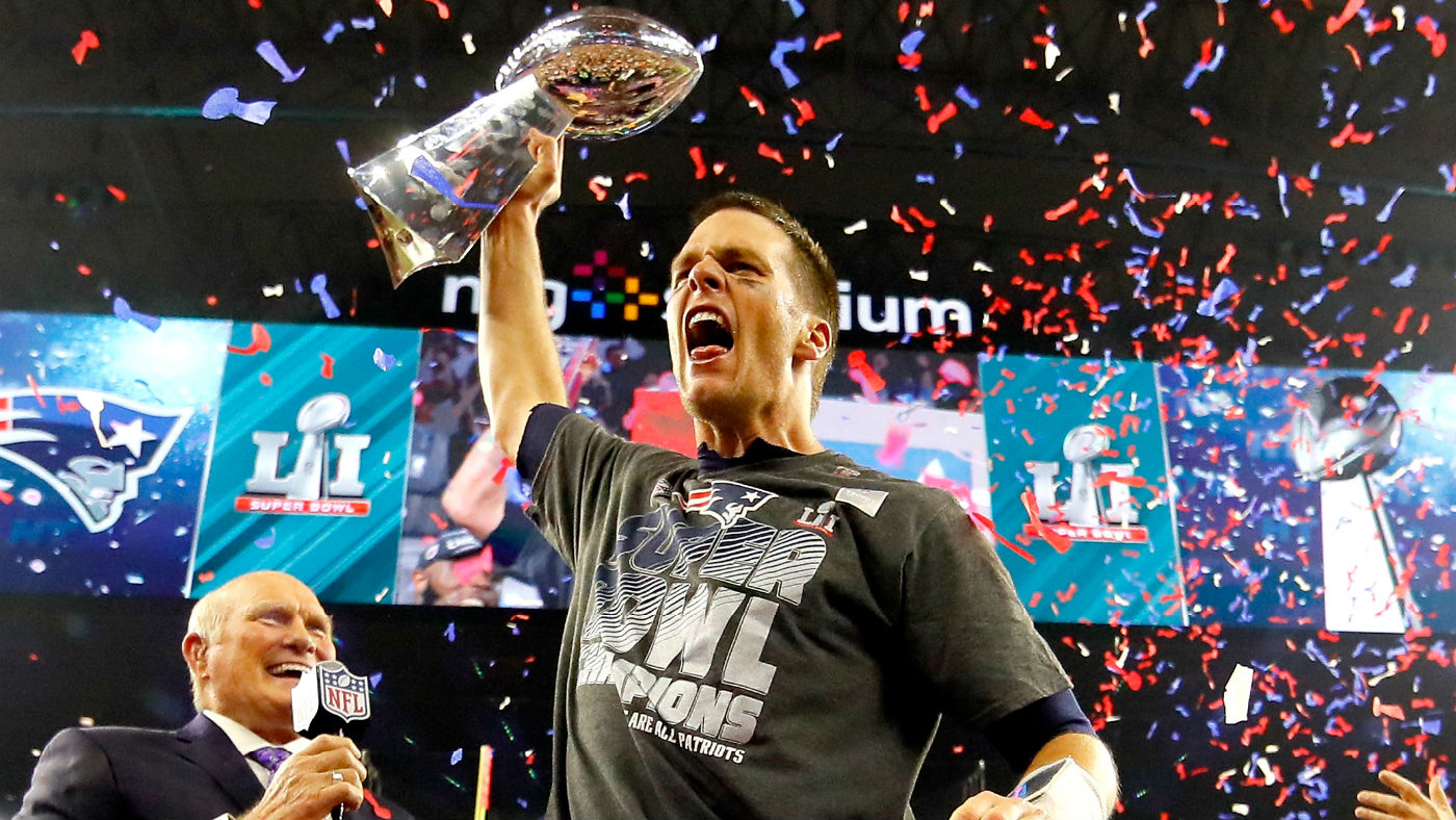 Tom Brady won six Super Bowls with the New England Patriots
