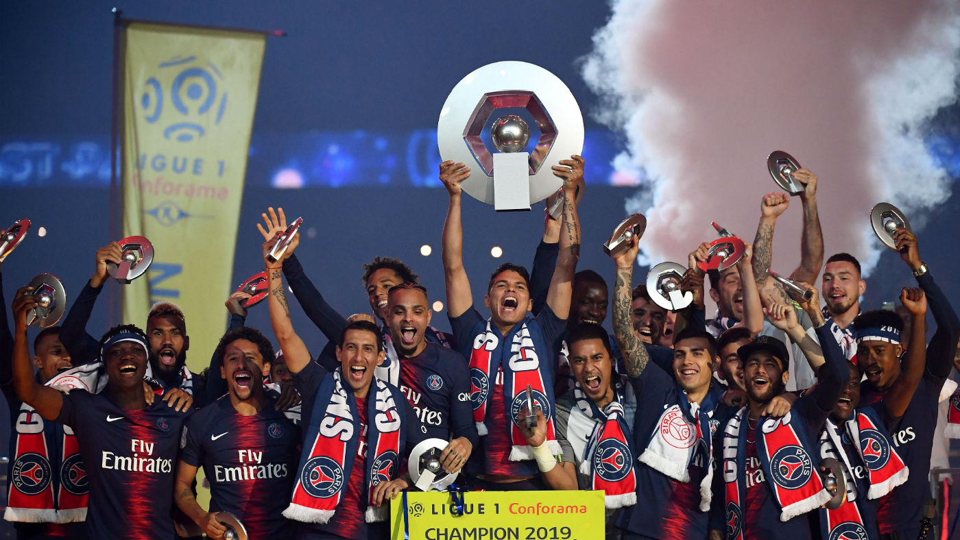 Paris Saint-Germain are the reigning champions of Ligue 1 in France  