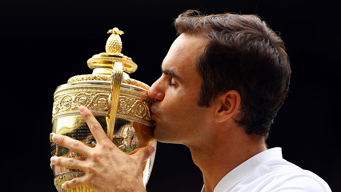 Swiss tennis star Roger Federer has won eight Wimbledon titles