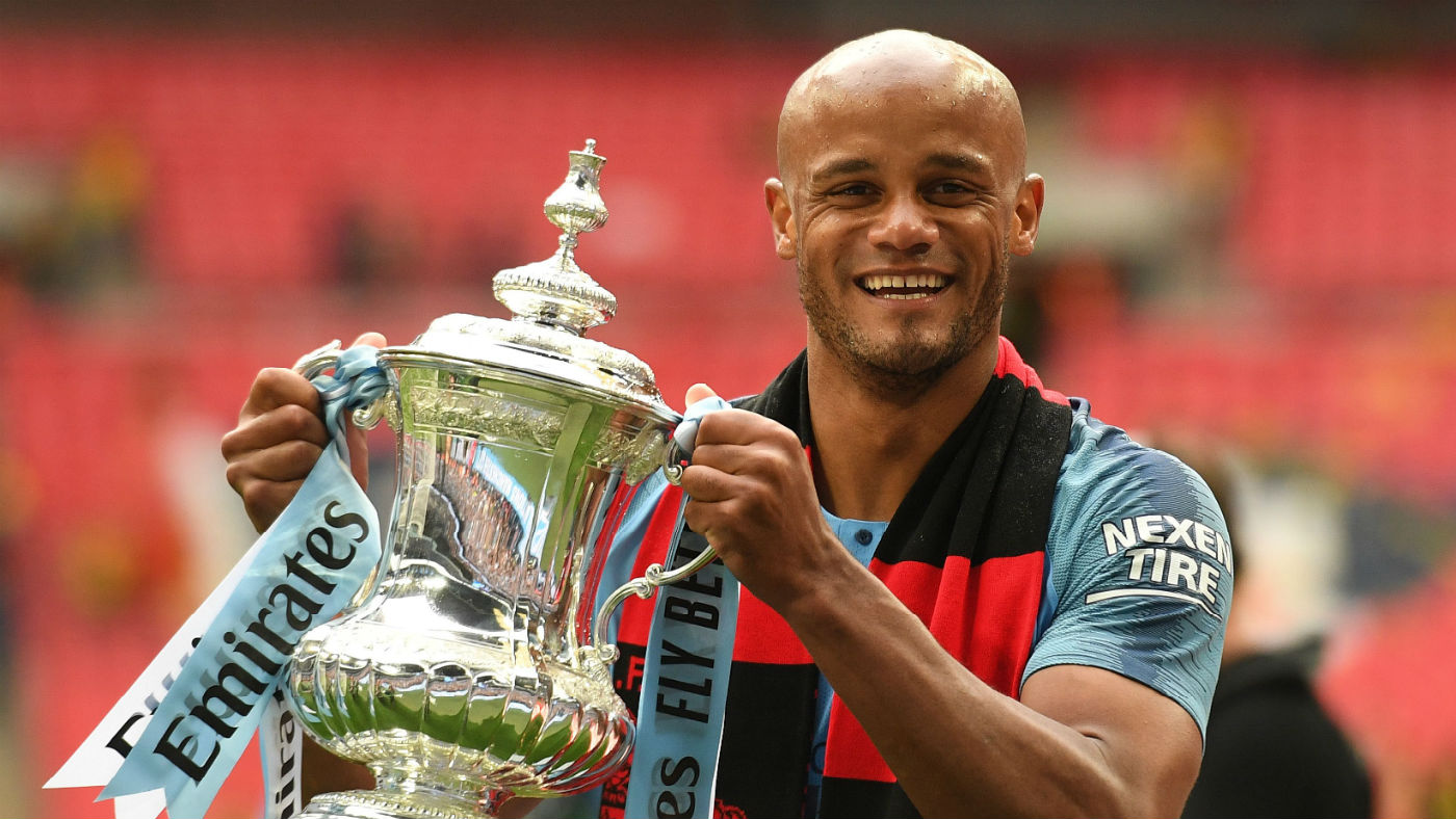 After lifting the FA Cup Man City captain Vincent Kompany announced he was leaving the club