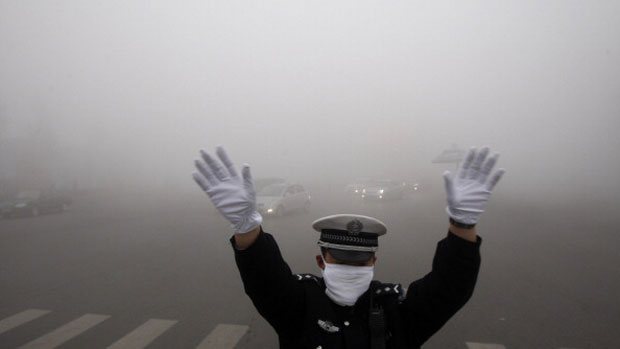 China smog pollution 