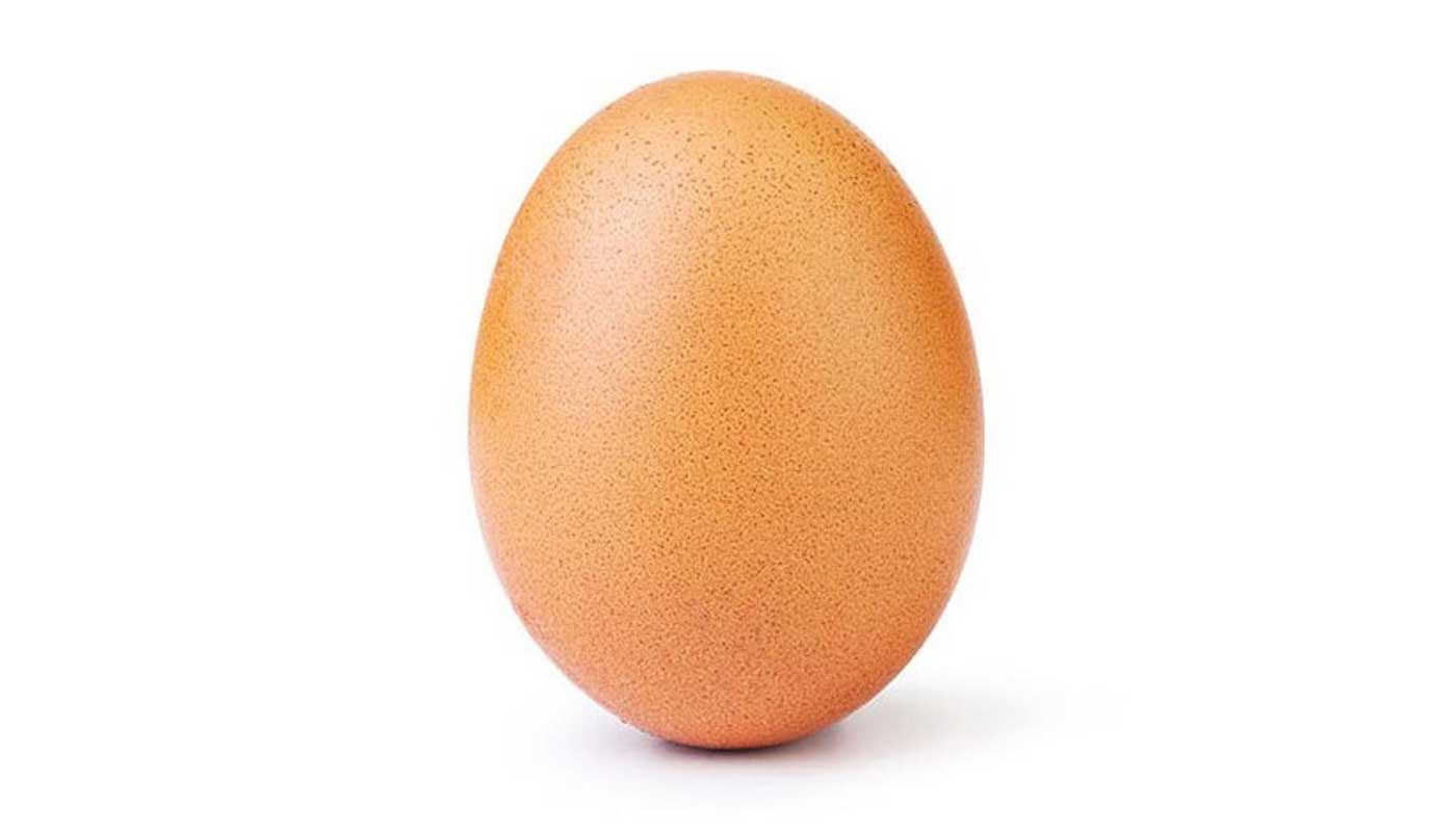 This egg is now the most liked image on Instagram