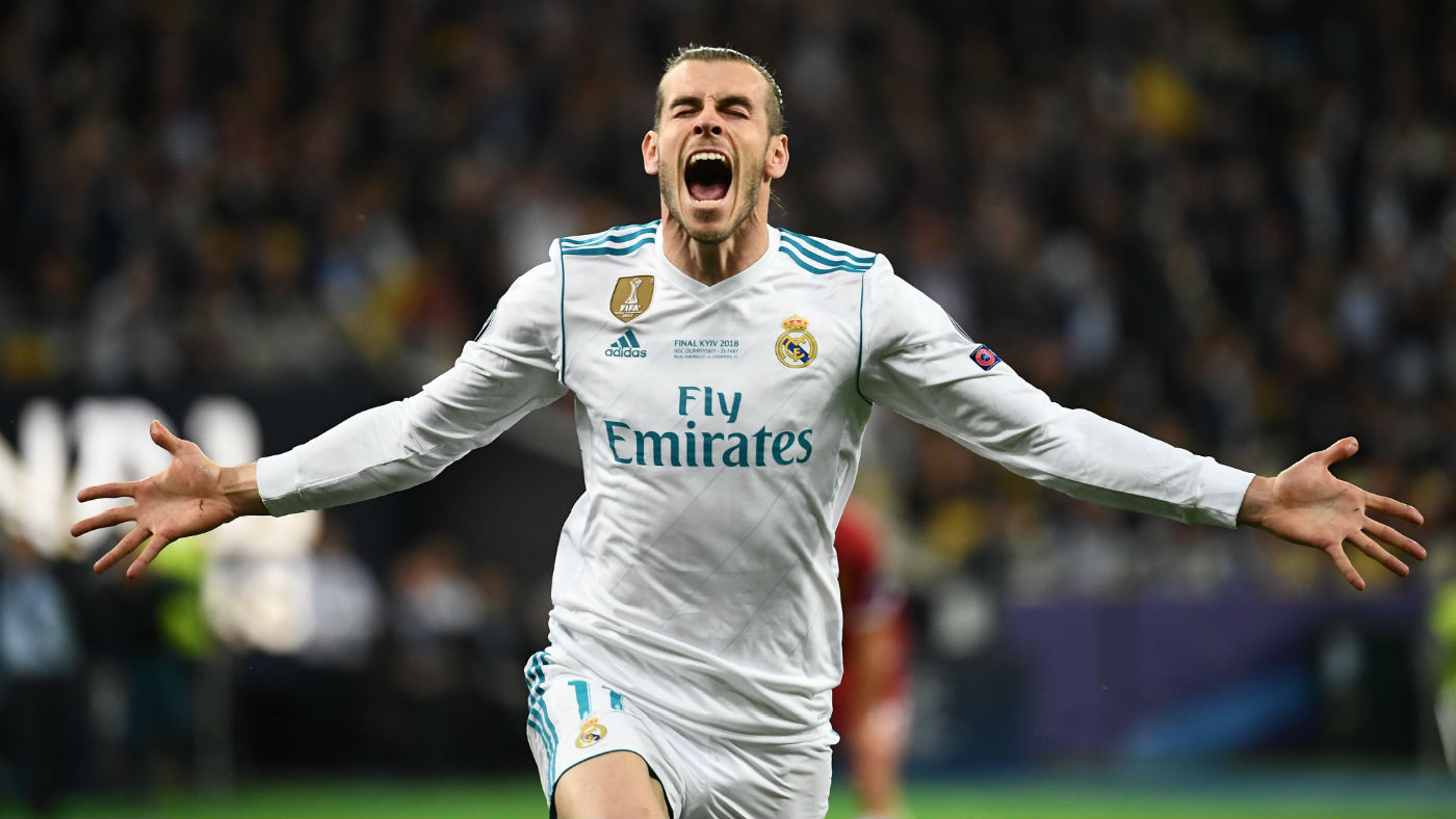 Real Madrid’s Gareth Bale scored a stunning goal in the 2018 Champions League final victory against Liverpool