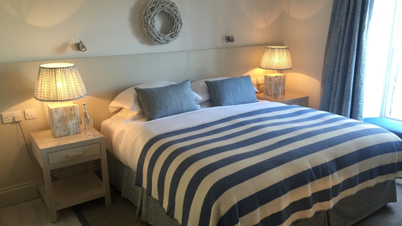 There’s just seven rooms at The St Mawes Hotel