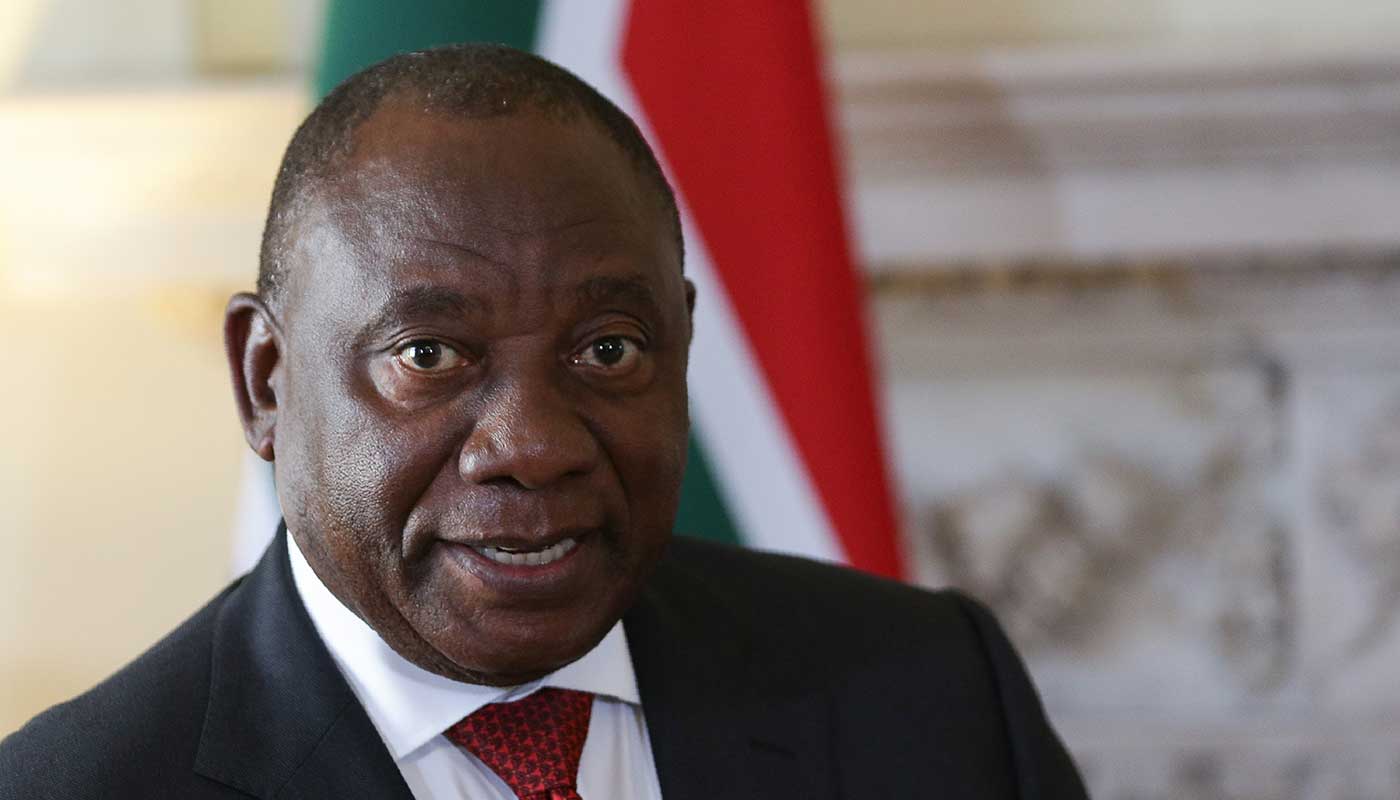 South African president Cyril Ramaphosa has cut short a trip to London due to violence at home