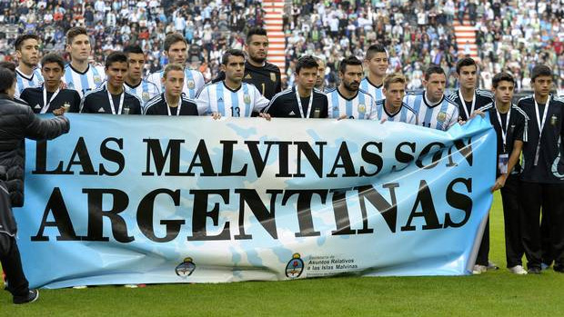 Argentina Falklands banner