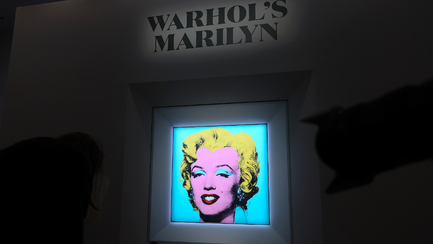 Andy Warhol’s Shot Sage Blue Marilyn