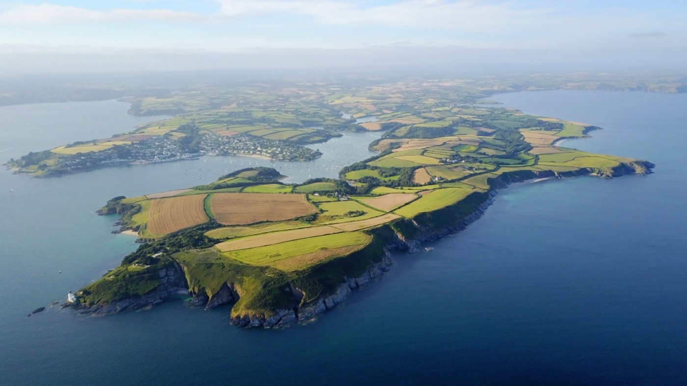 The Roseland Peninsula in Cornwall