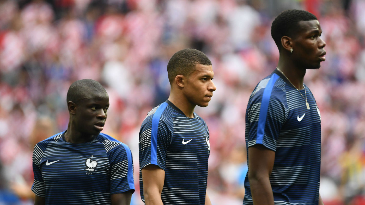 N’Golo Kante, Kylian Mbappe and Paul Pogba won the 2018 Fifa World Cup with France 