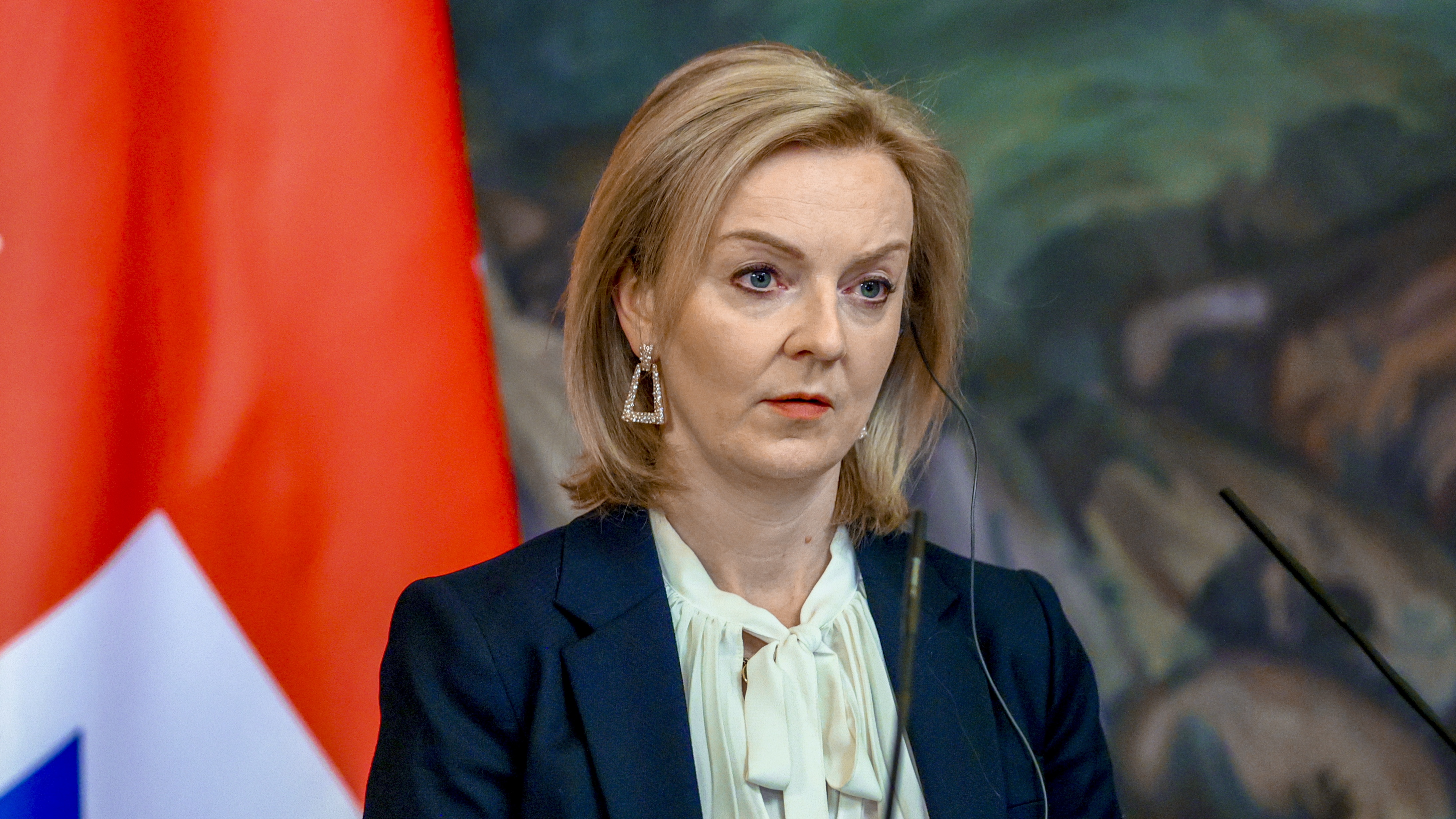 Liz Truss has accused the Kremlin of ‘wholly unprovoked’ aggression