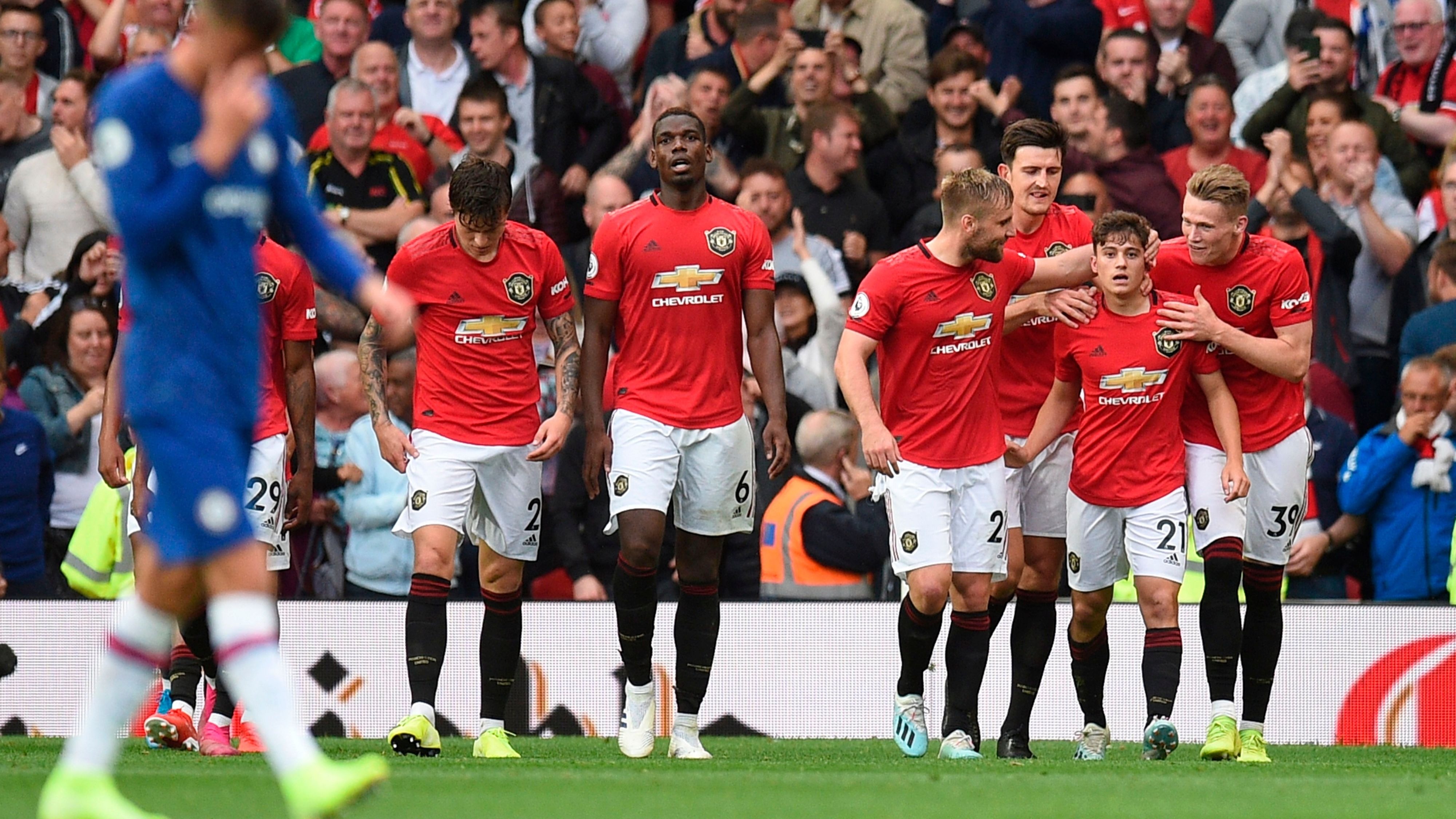 Manchester United scored four against Chelsea on the opening weekend