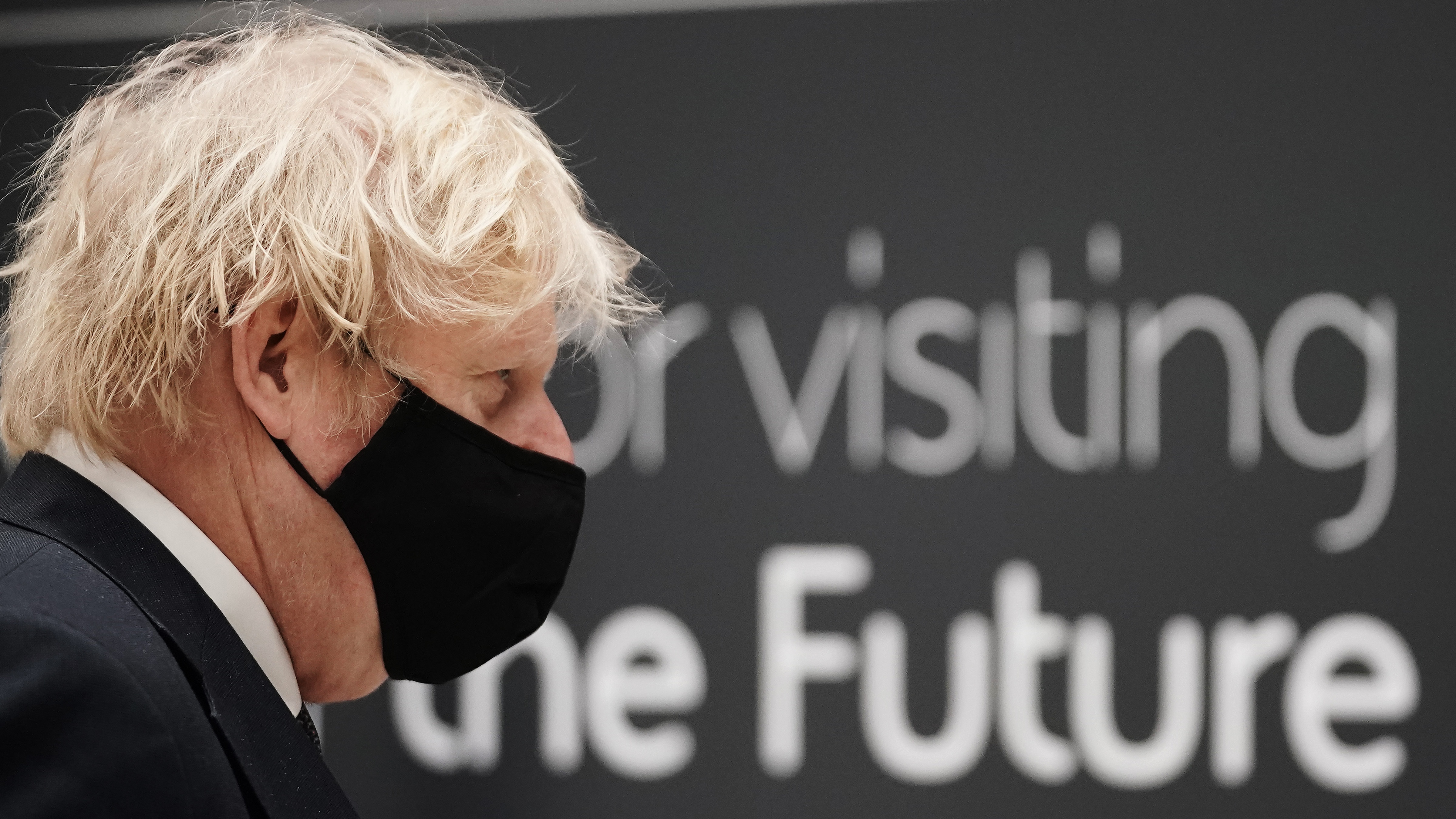 Boris Johnson on a visit to BAE Systems