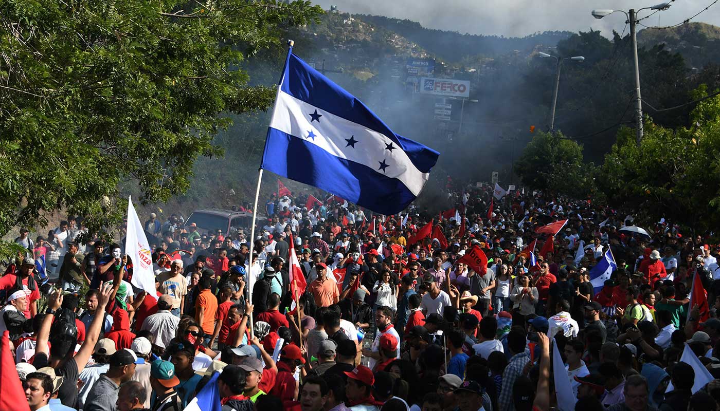 Thousands march in Honduras following disputed presidential election